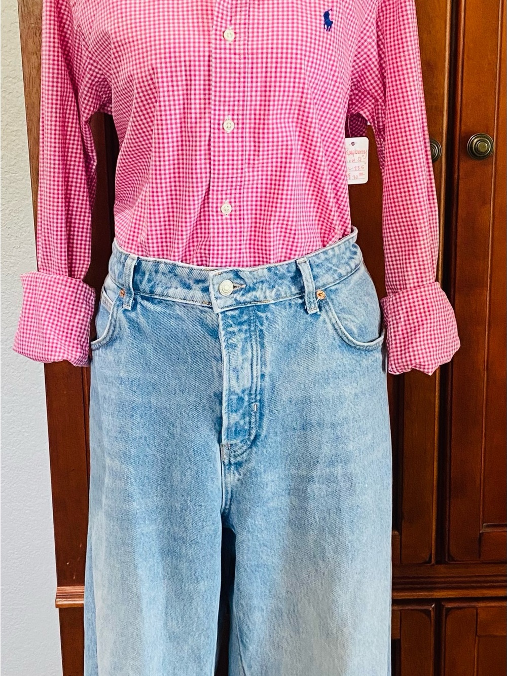GAP Light Blue Wide Leg Jeans - Flare Style